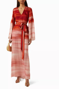 Hemant & Nandita - Maxi Kaftan Dress With Belt