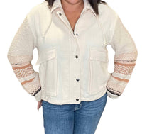 Saltwater Luxe - Sleeve Snap Front Sweater Jacket