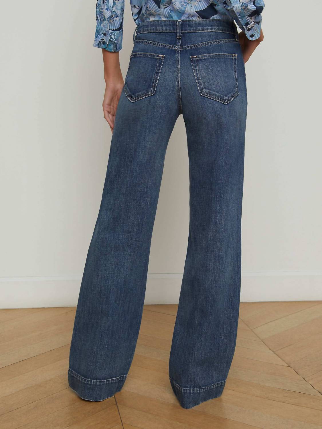 L'Agence - Nolan High Rise Wide Leg Jean