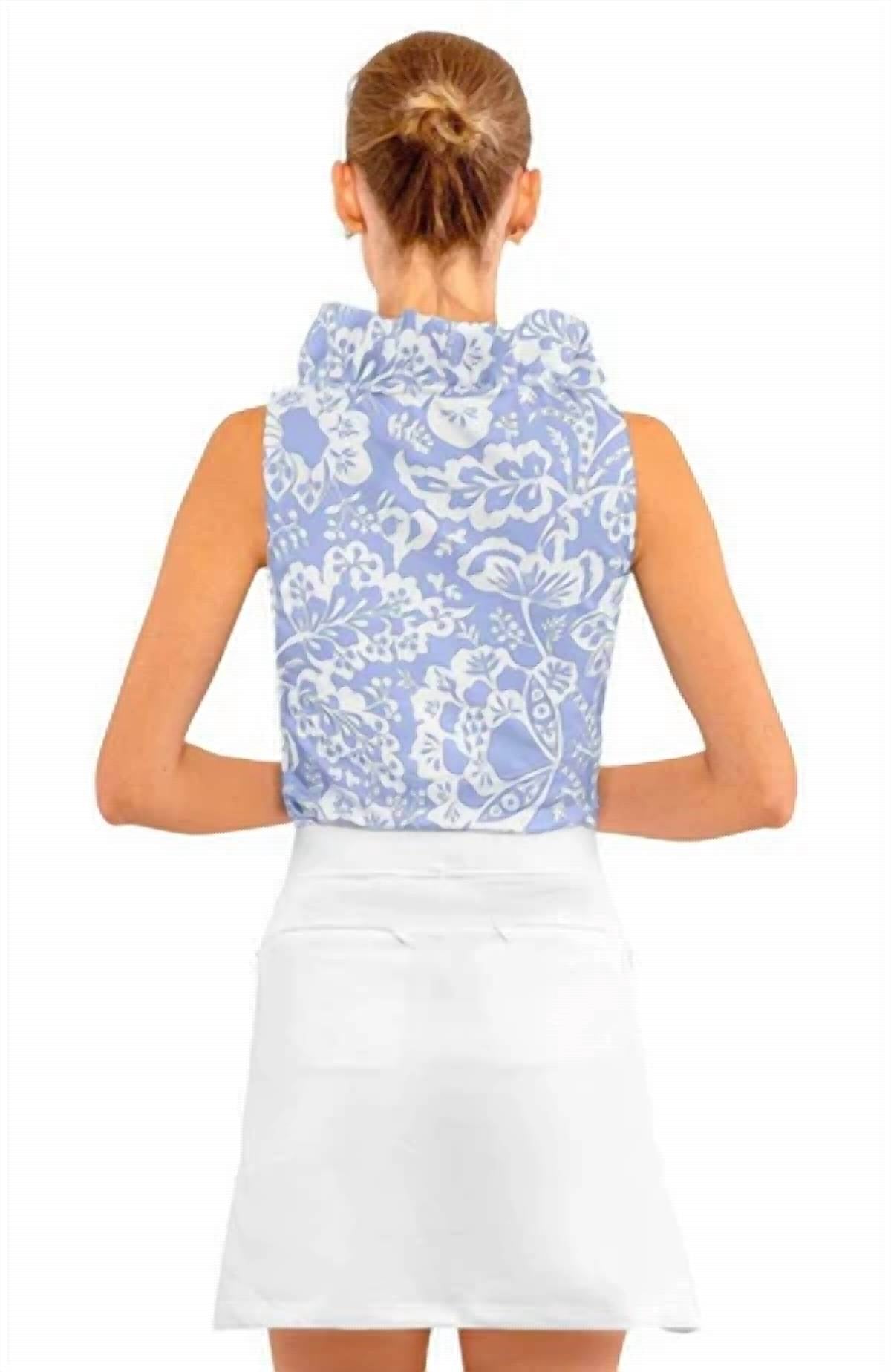Gretchen Scott - RUFFNECK SLEEVELESS TOP