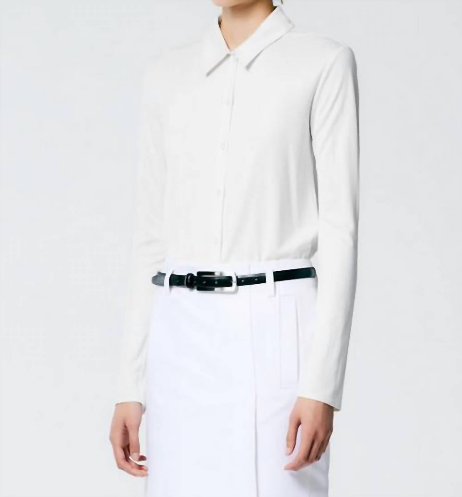Tibi - Deeba Cupro Slim Shirt
