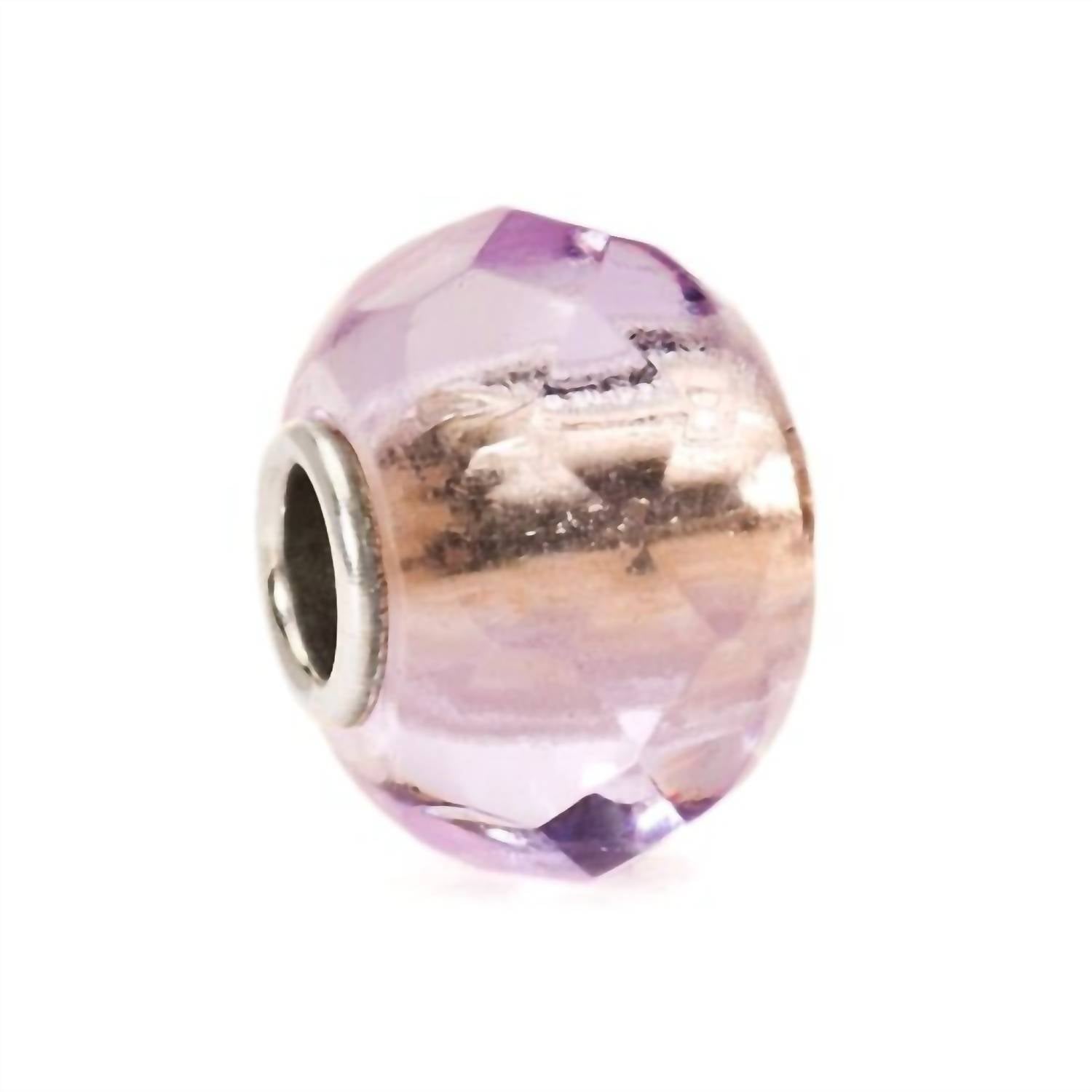 Trollbeads Women's Prism Glass Bead Charm in lavender - women's jewelry