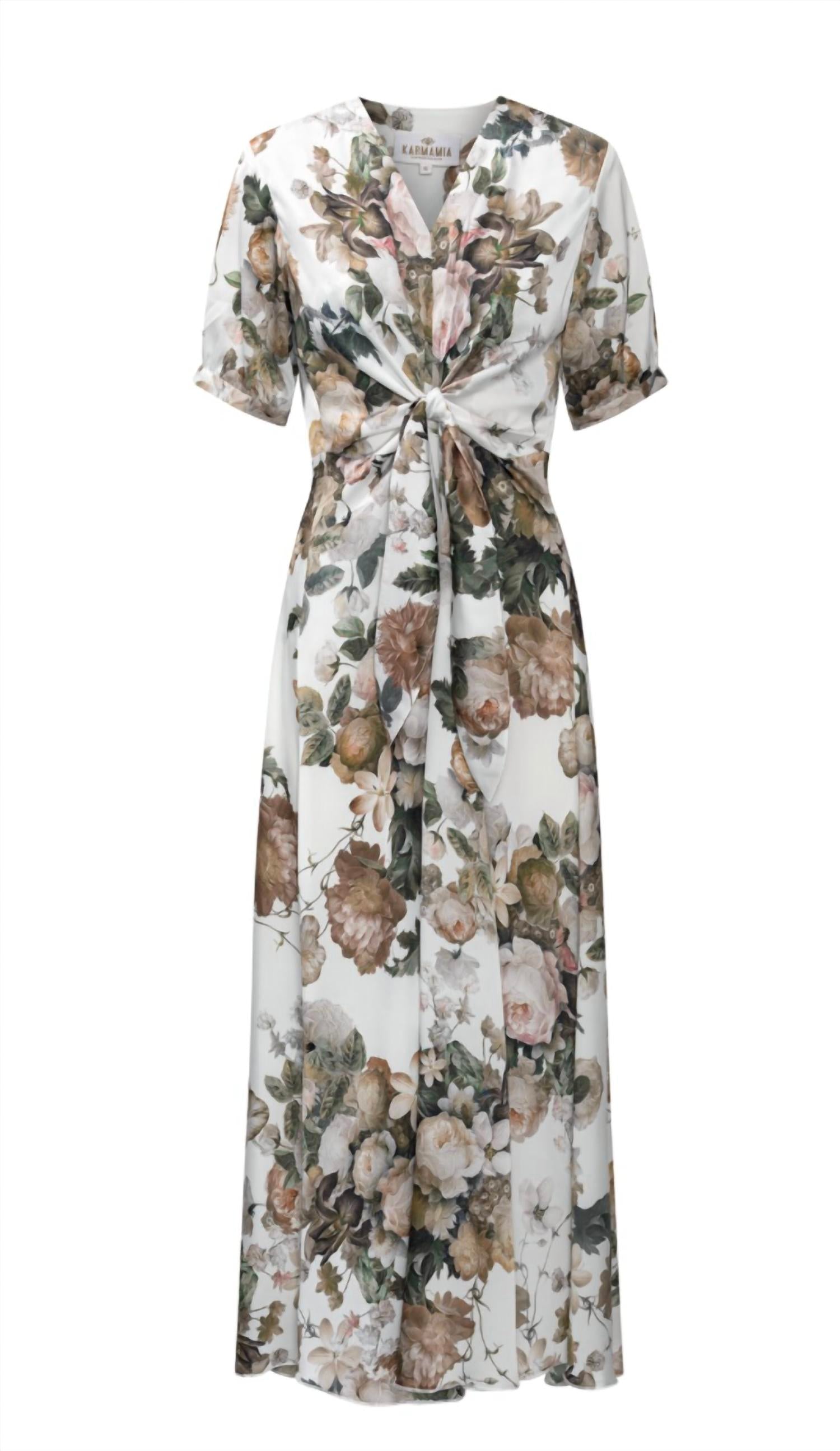 Karmamia WOMEN FAYE MAXI DRESS in pale bouquet - women's dress