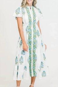 Victoria Dunn - Magnolia Flutter Midi Dress