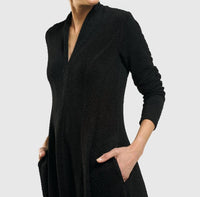 ALEMBIKA Elvira Cocoon Dress in black - women's dress - view 7