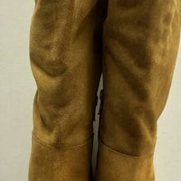 Free People Women's Echo Over-the-knee High Heel Platform Boots in brown - women's shoe - alternate view