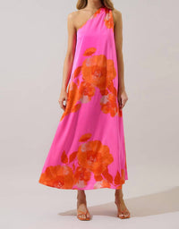 SUGARLIPS Glena Floral Maxi Dress in pink - women's dress