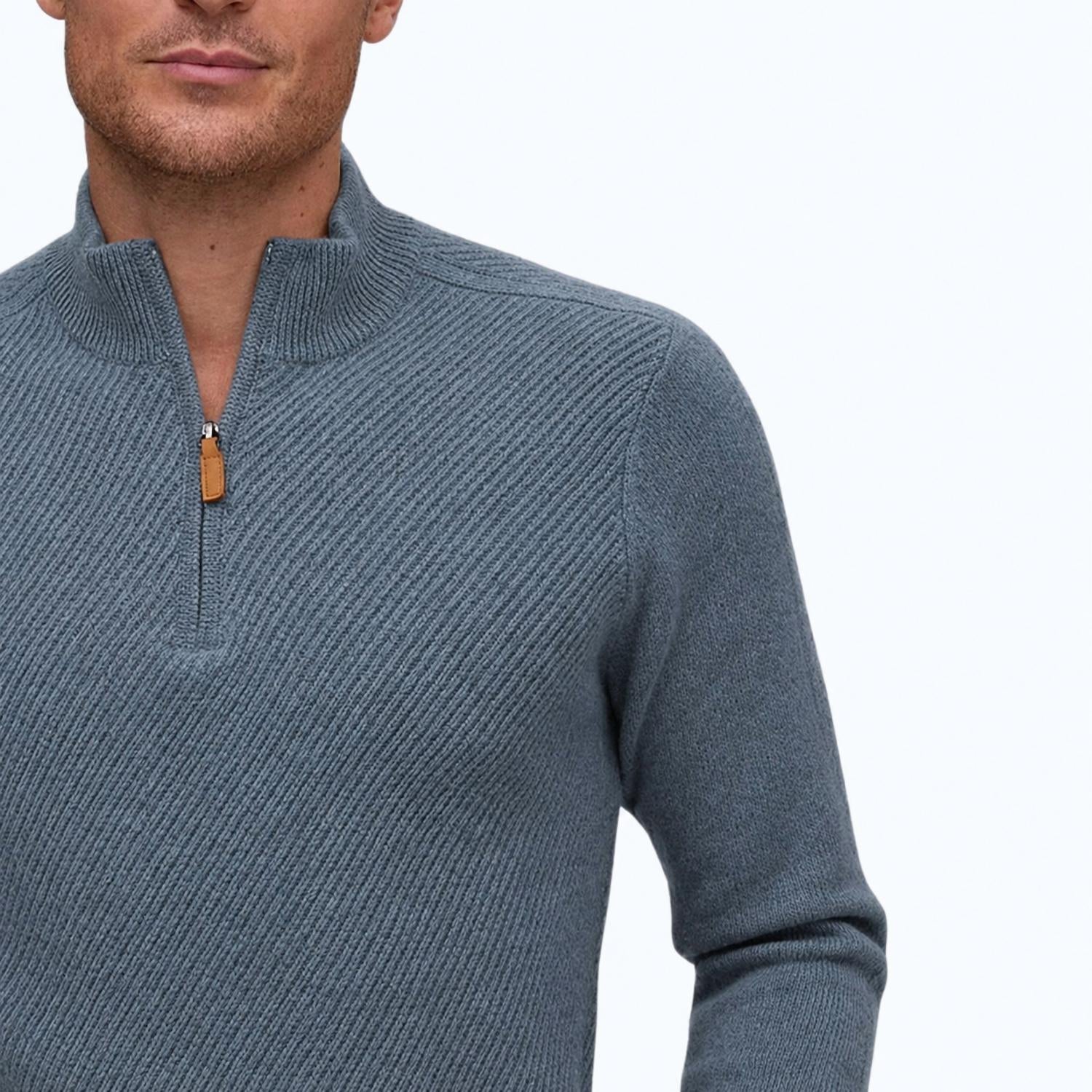 Raffi - Cashmere Quarter Zip Sweater
