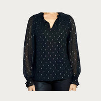 Elliott Lauren - Quicksilver Ruched Blouse