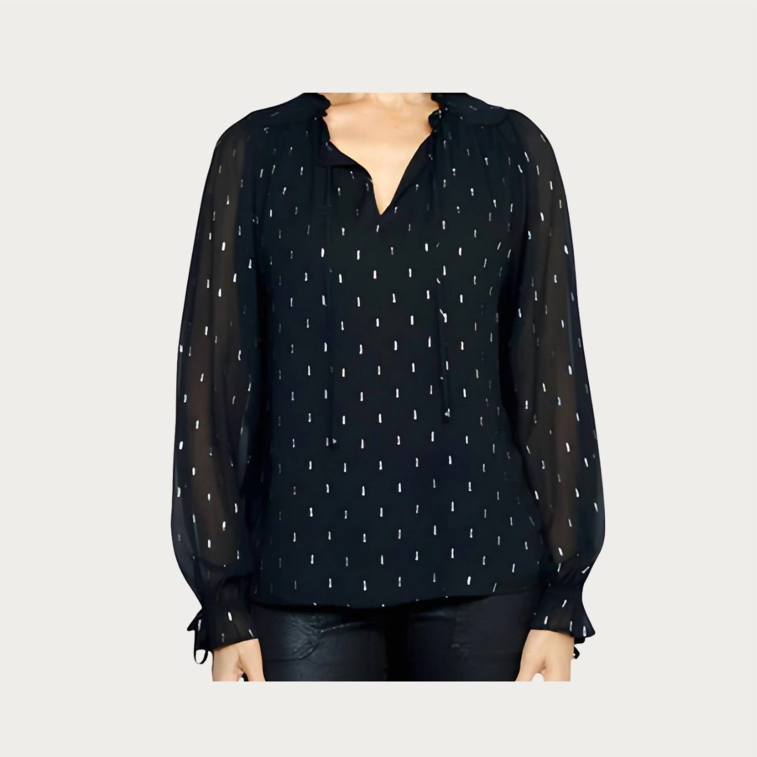 Elliott Lauren - Quicksilver Ruched Blouse