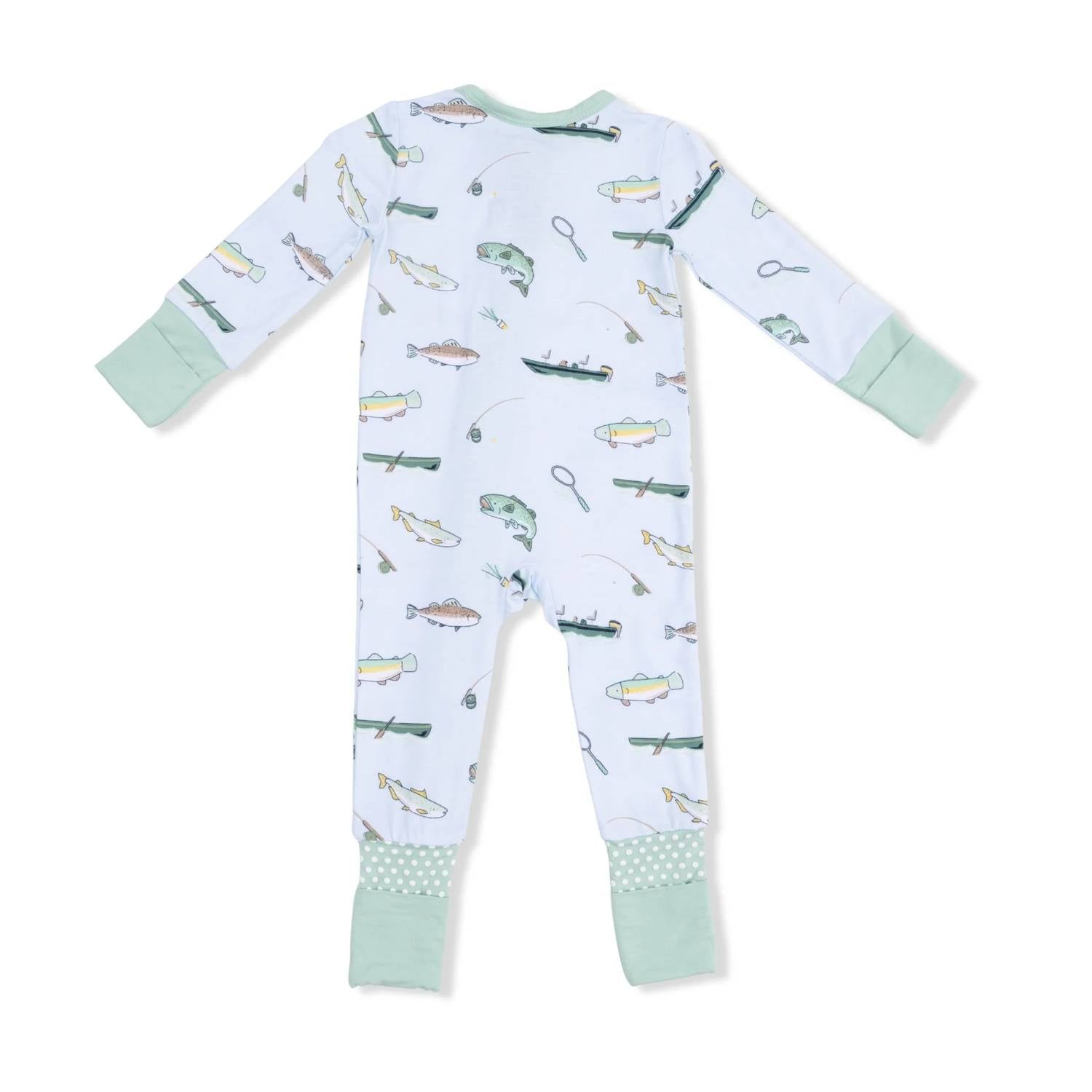 Angel Dear - Kids Fishing Bamboo Convertible Romper