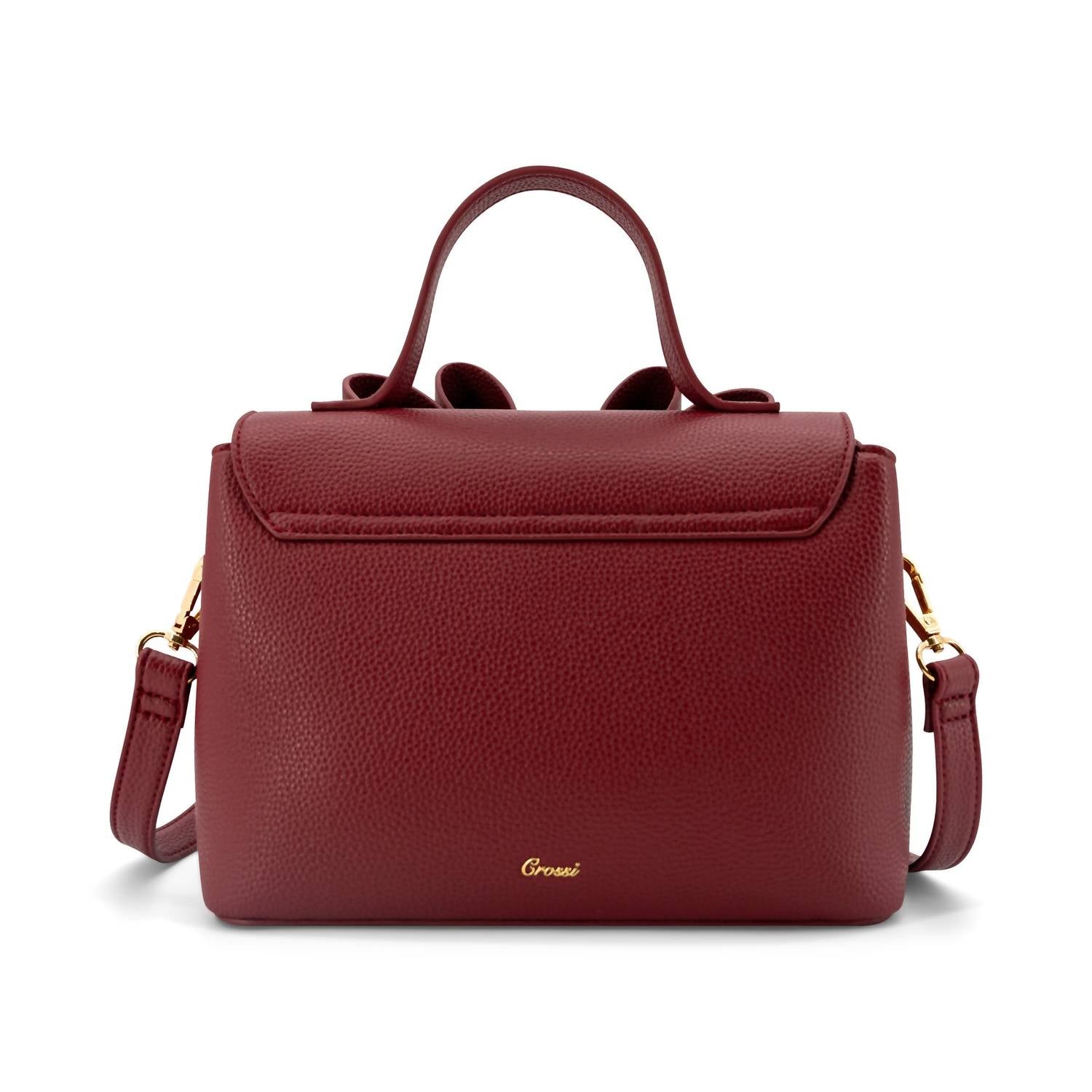 Like Dreams Women's Linda Double Bow Crossbody Bag in red - women's bag - alternate view