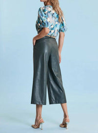 Tyler Boe - Rebecca Pleather Crop Pants