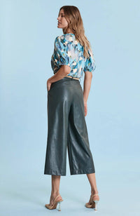 Tyler Boe - Rebecca Pleather Crop Pants