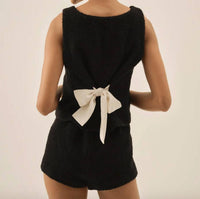 For Love & Lemons - Bonnie Boucle Tie Front Top
