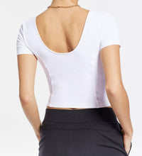 Bandier - Rib Crop Short Sleeve