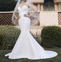 Casablanca - Posey Stretch Mikado Wedding Gown