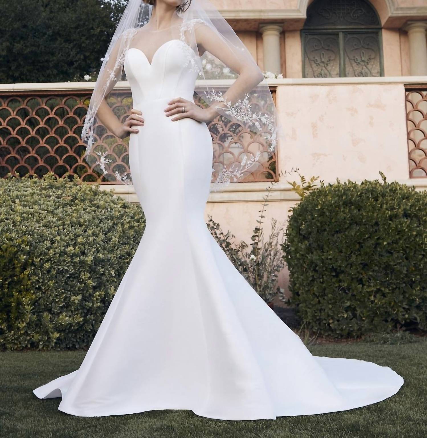 Casablanca - Posey Stretch Mikado Wedding Gown