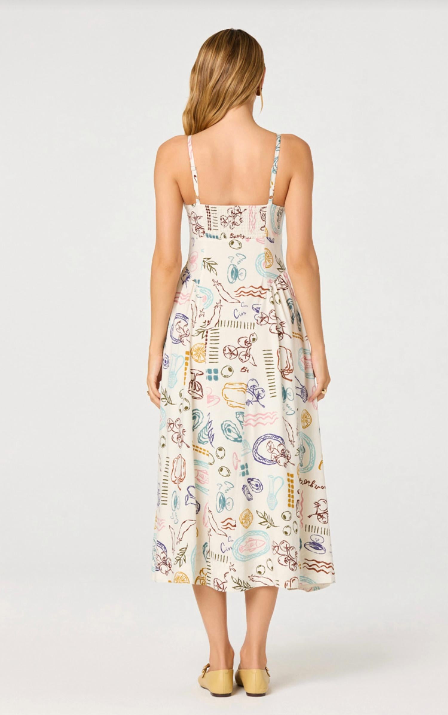 Astr - Ansley Midi Print Dress