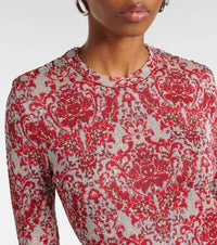 Rabanne - Long-sleeve Metallic Top