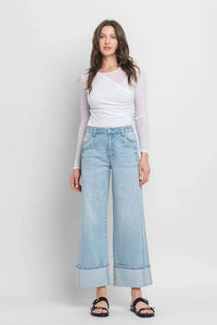 Vervet By Flying Monkey - Super High Rise Cuffed Jean