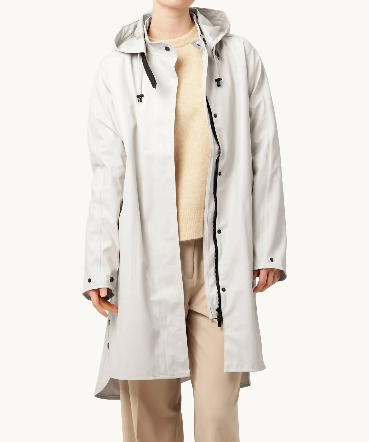 Ilse Jacobsen - Rain Hooded Rubberized Coat