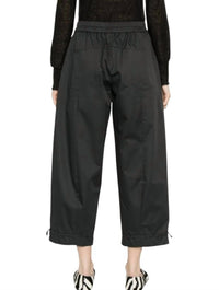 Psophia Lightweight Cropped Trouser in black - women's pants - detail view