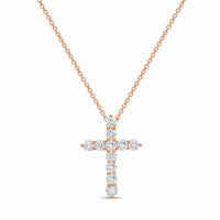 Diana M Jewels - Women's Round Lab-Grown Diamond Pendant Necklace (0.75 Ct) - Signature