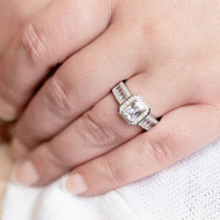 Starlette Women's Shelby Engagement Ring in silver - women's jewelry - view 4