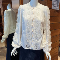 Zimmermann - Lucky Embroidered Blouse