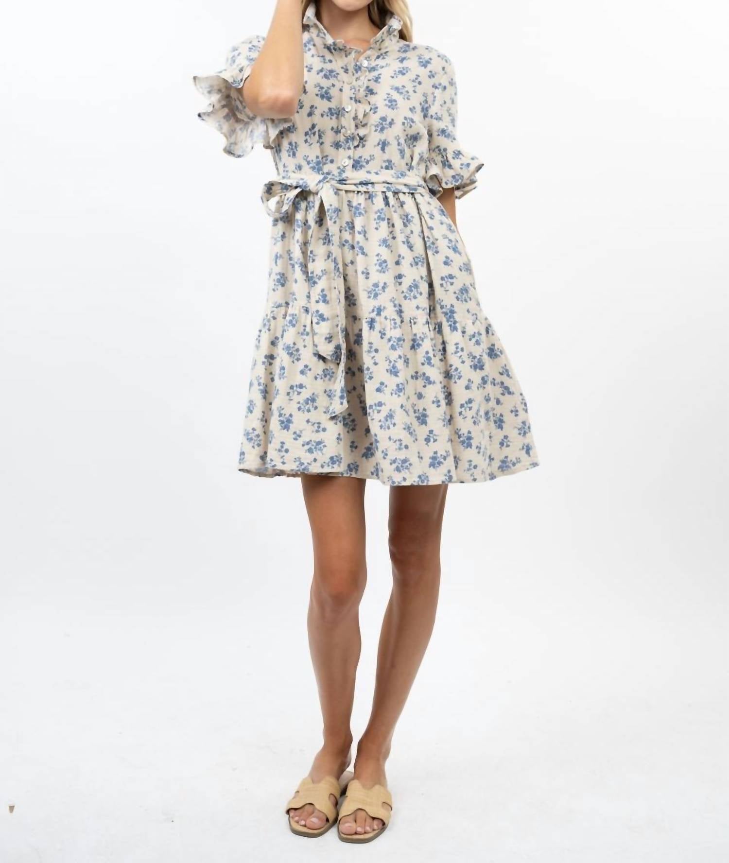 Uncle Frank - Gauze Ruffle Dress