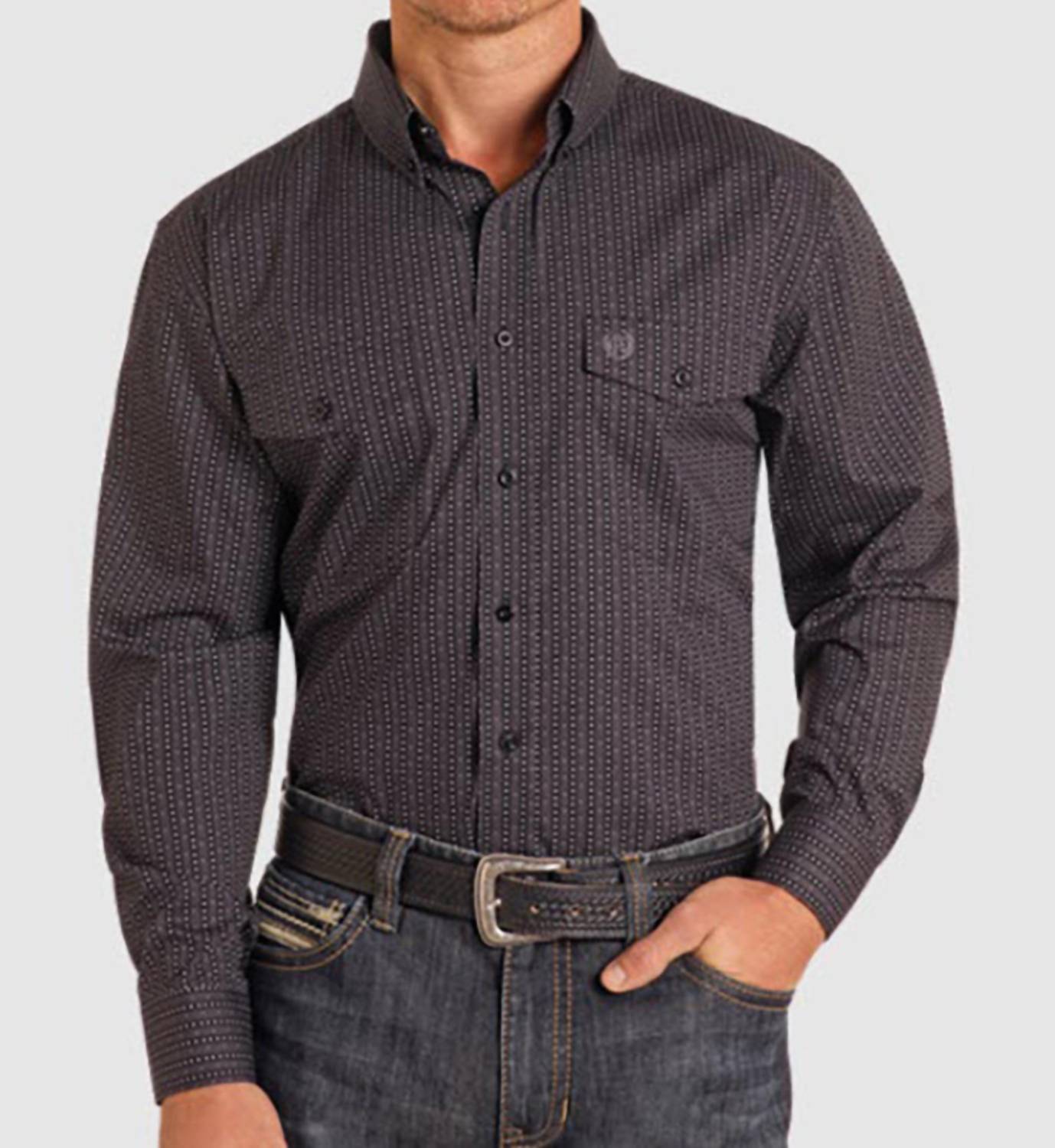 Panhandle - Slim Basic Button Down Long Sleeve Shirt