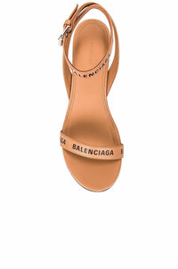 Balenciaga - Women's Logo Block Heel Sandal