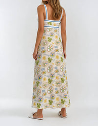 Sincerely Ours - Seaside Scribbles Maxi Dress