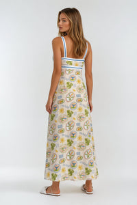 Sincerely Ours - Seaside Scribbles Maxi Dress