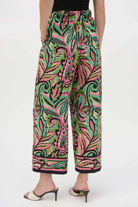Joseph Ribkoff - Floral High-waisted Trousers