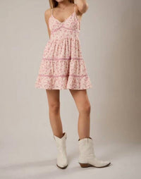 Le Lis - Sleeveless Mini Dress With Trim Detail