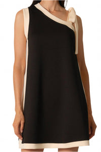 Before You - P. CILL Butter Modal Contrast Tie Strap Mini Dress