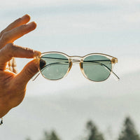 Sunski Women's Yuba Polarized Sunglasses in champagne forest - women's accessory - view 4