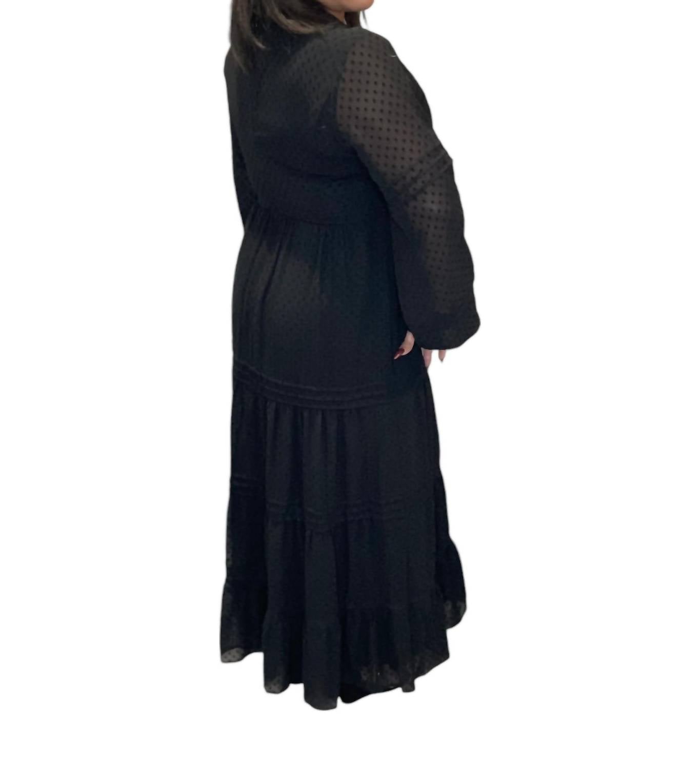 Saltwater Luxe - Swiss Dot Maxi Dress