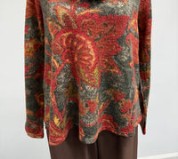 Habitat - Paisley Cowl Knit Top