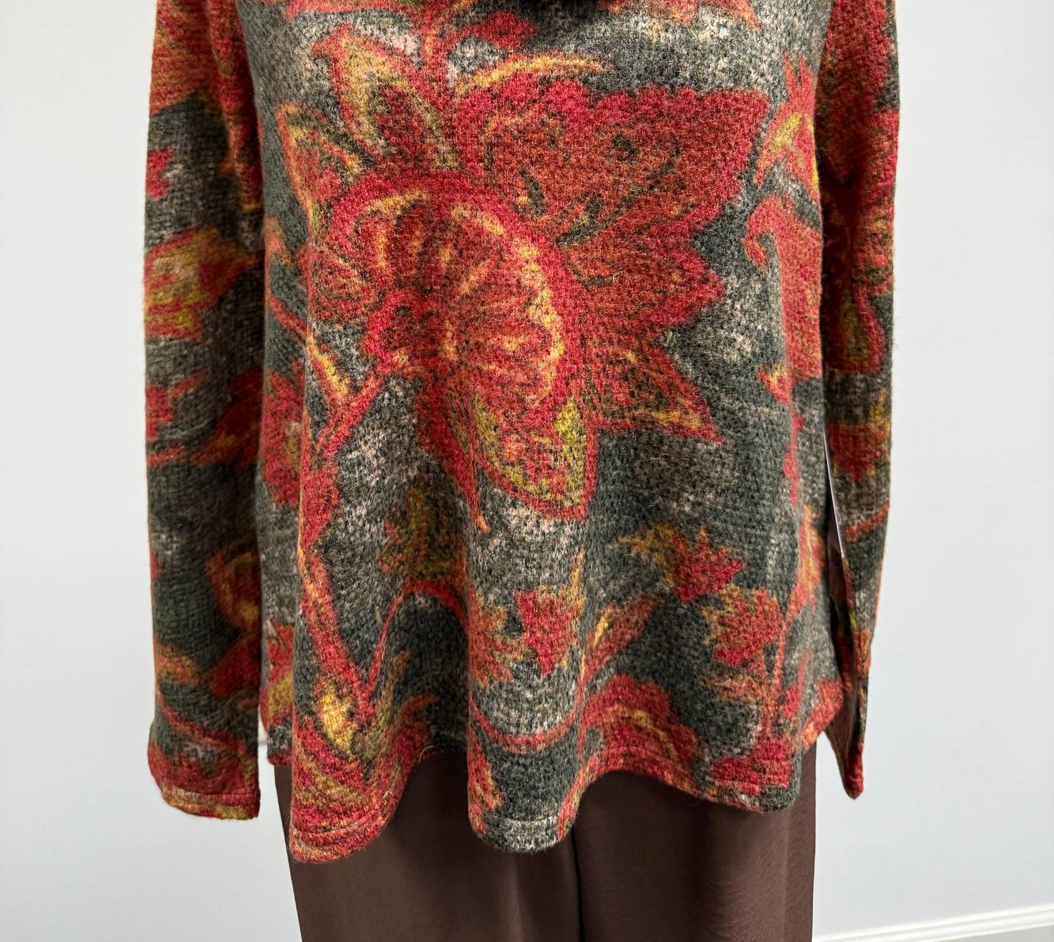 Habitat - Paisley Cowl Knit Top