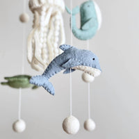 Ganapati Crafts - Kid's Felt Baby Mobile - Jellyfish