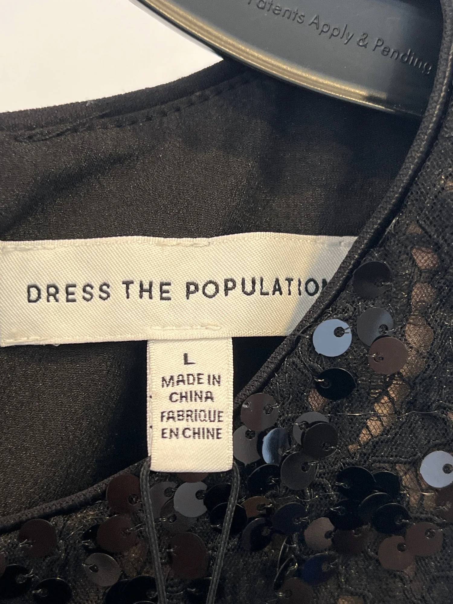 Dress The Population - Jackie Sequin Sleeveless Dress