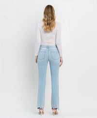 Flying Monkey - Well Connected High Rise Distressed Hem Bootcut Jeans