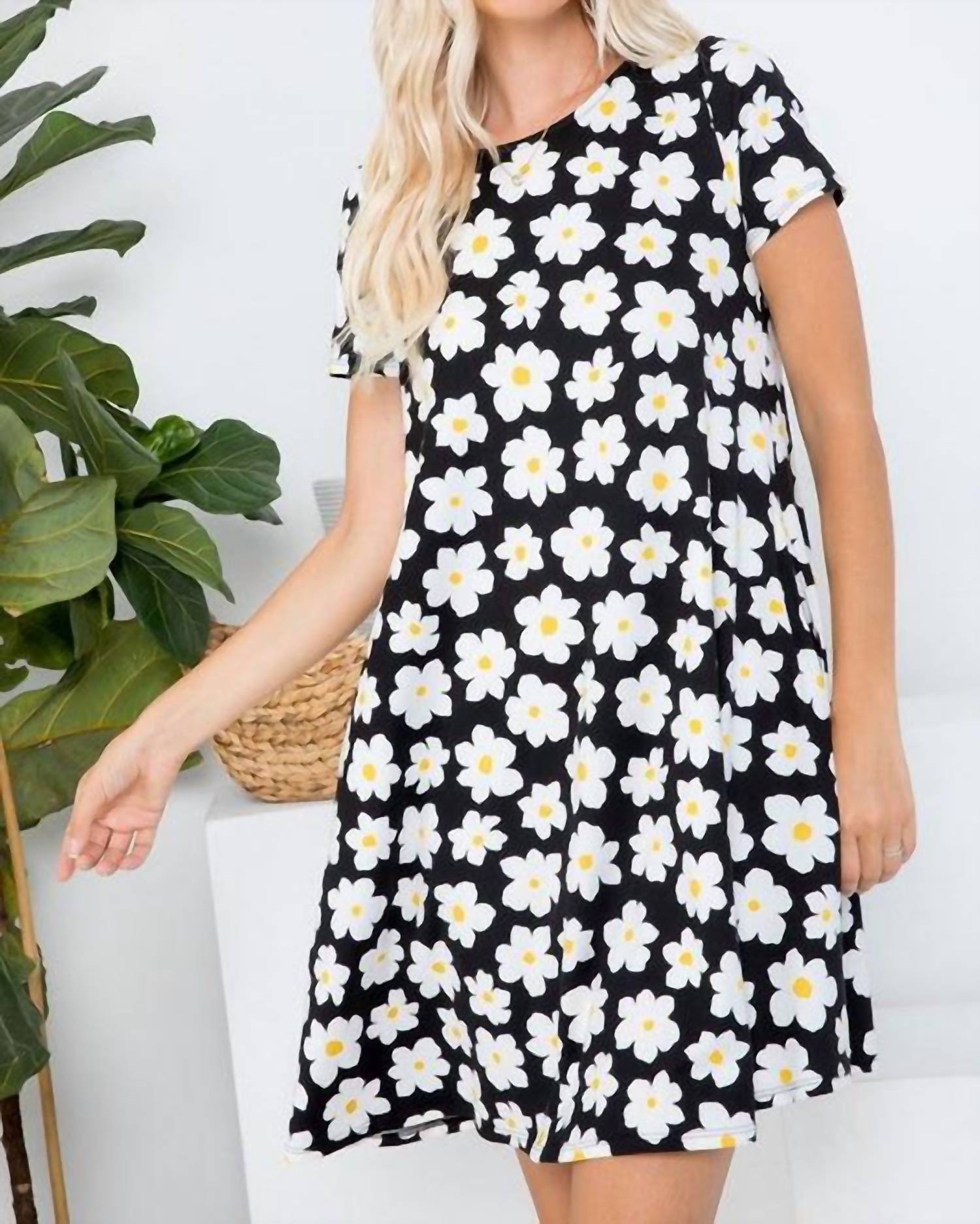 P & Rose - Daisy Print Swing Dress