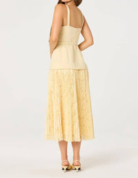 Astr - Tweed Midi Dress
