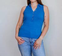 Michael Stars - Norah Sleeveless Polo Top