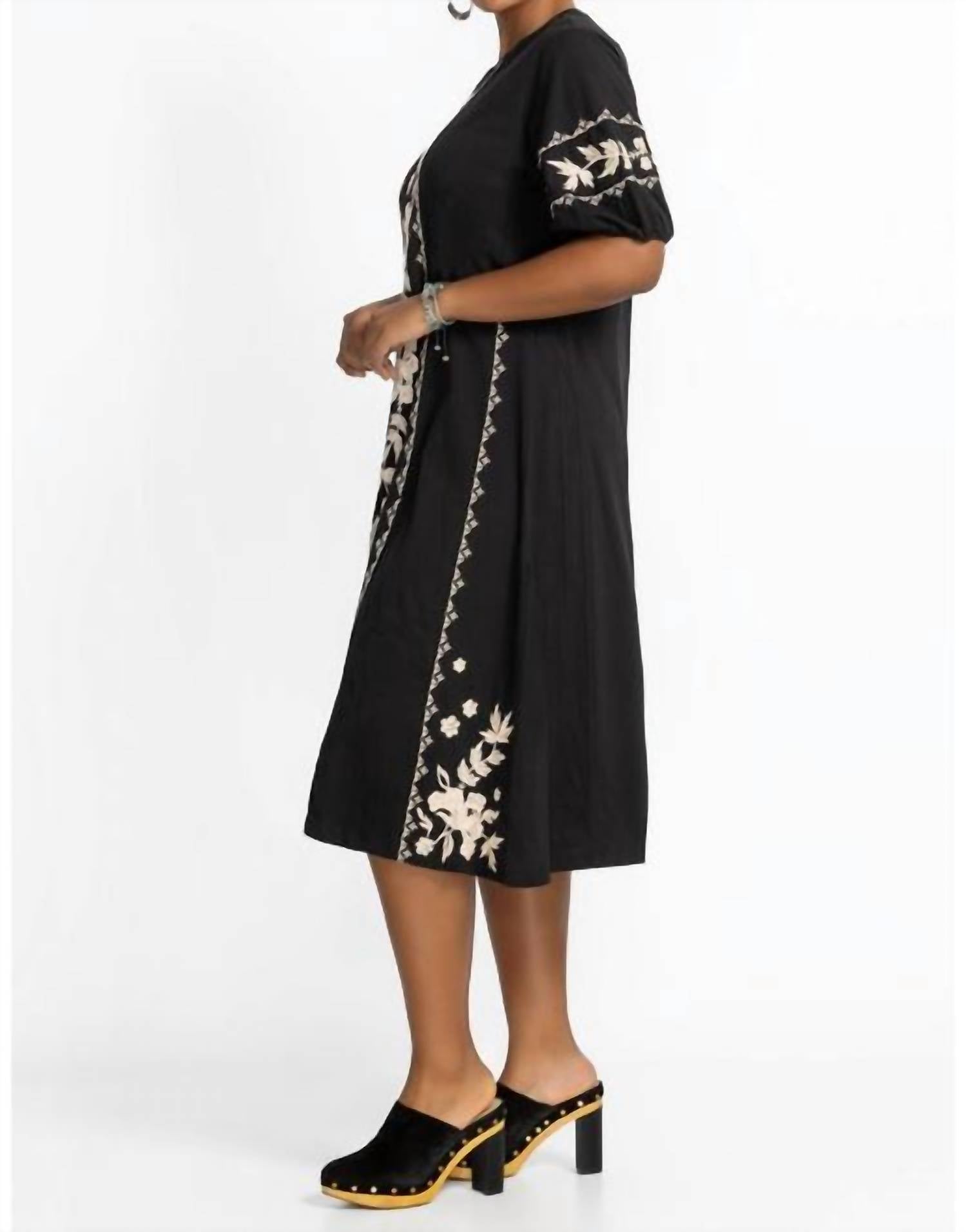 Johnny Was - WOMEN'S SEAMED KNIT DRESS CAMILLE PLUS