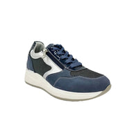 Renato Garini Women's Exe Sex16 Zip W Lace Sneaker in sky blue - women's sneaker - detail view